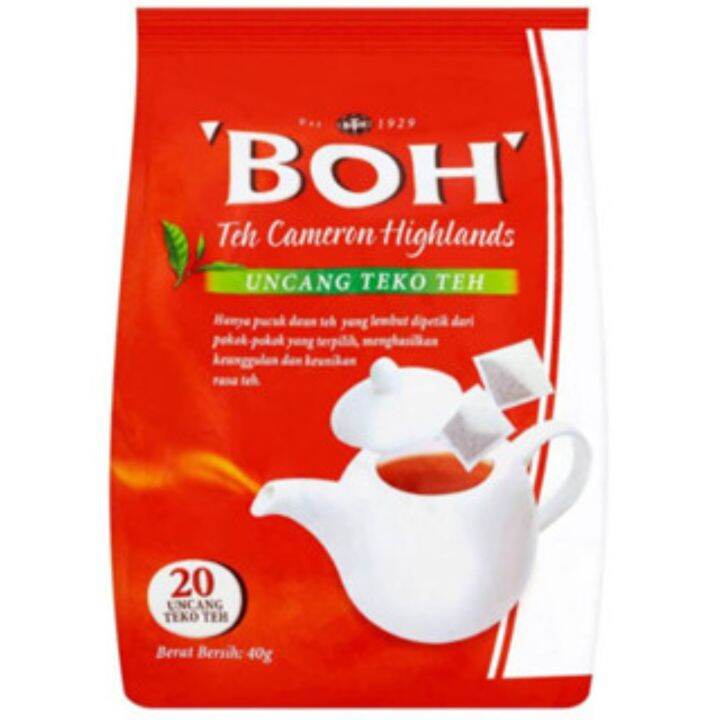 BOH CAMERON HIGHLANDS TEA POTBAG 20 S Lazada