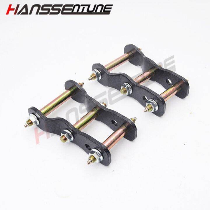 4x4 Accessories HANSSENTUNE Steel Double Shackle Rear Greasable