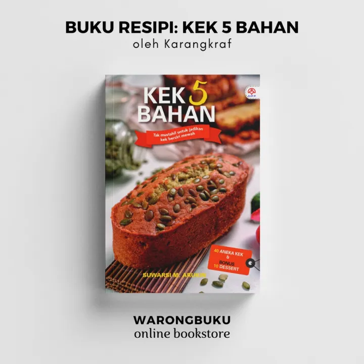 Karangkraf Buku Resepi Kek Kek Bahan Buku Resipi Kek Buku