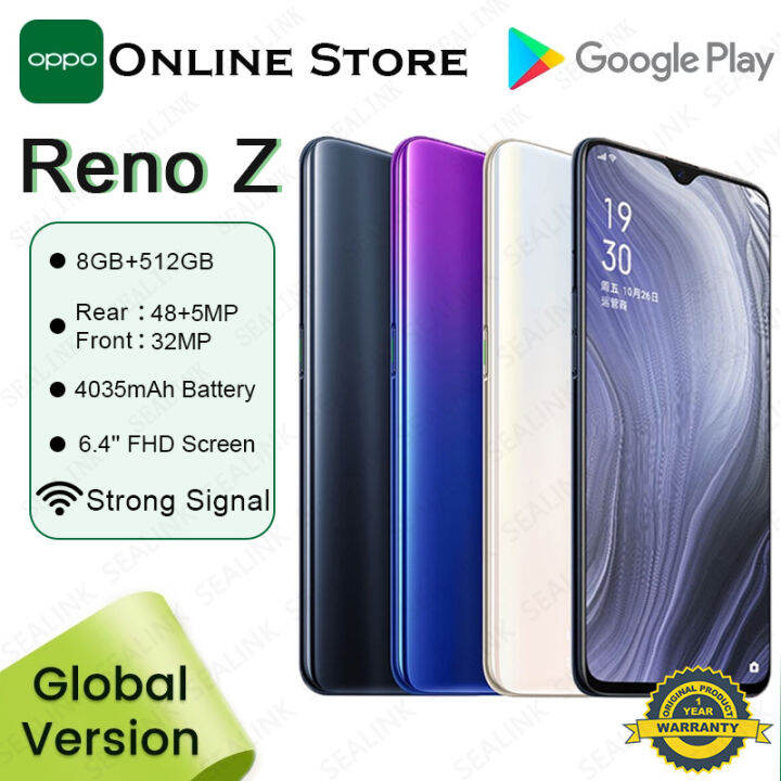 Oppo Reno Z Phone Original 8G RAM 512G ROM Legit And New Smartphone 6