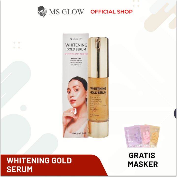 MS GLOW Serum Gold MS Glow Whitening Gold Serum 100 ORIGINAL BPOM