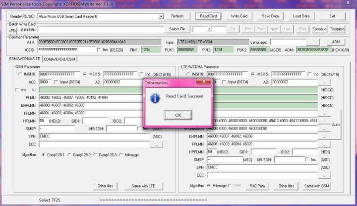 Lte Wcdma Iccid Sim Usim G Secure Card Reader Writer Programmer With