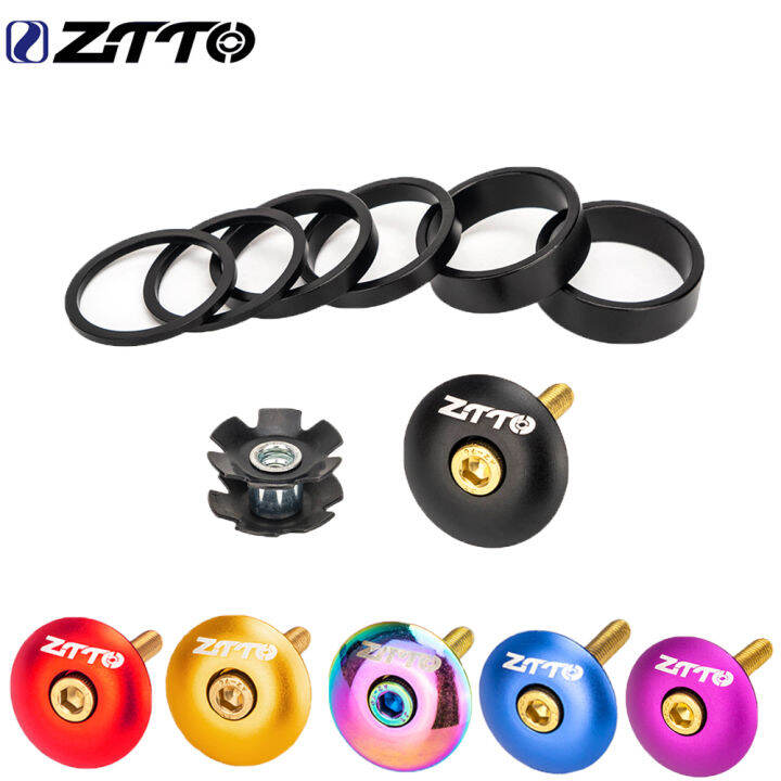 ZTTO Bike Fork Washer Set Stem Spacers Aluminum Alloy Bicycle Headset