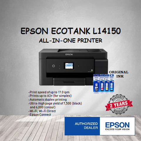 Epson Ecotank L A Wi Fi Duplex Wide Format All In One Aio Ink