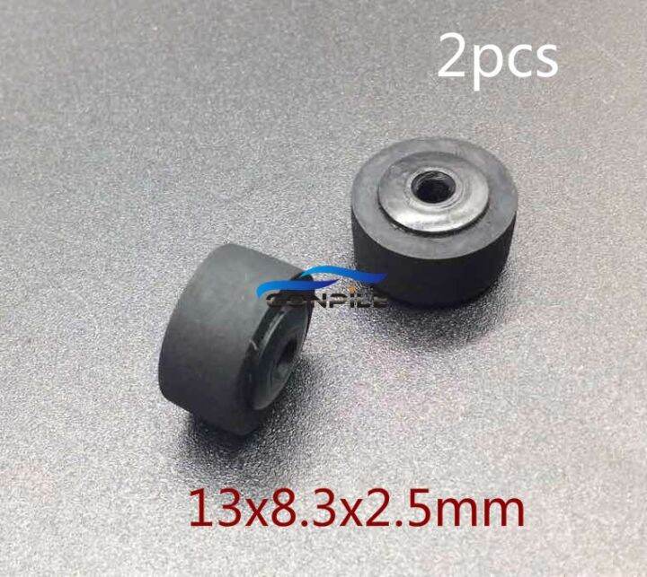 13mmx8 3x2 5 For AKAI 2pcs Press Wheel Belt Pulley Rubber Audio