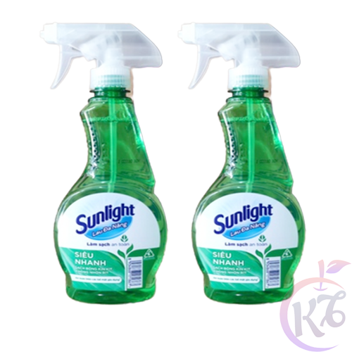 Combo 2 chai Nước lau đa năng Sunlight 520ml siêu nhanh sạch vết bẩn