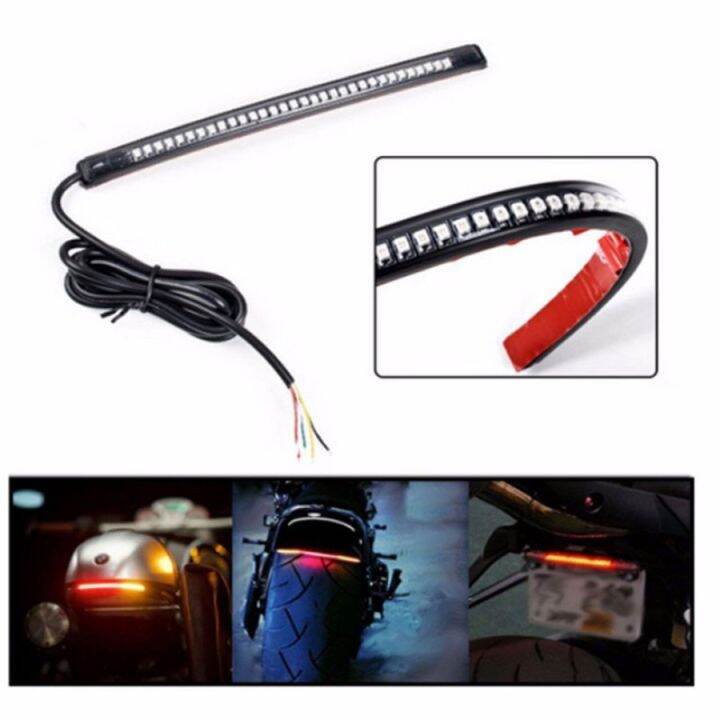 Lampu Led Strip Flexible Rem Sen Sein Motor Mobil Fleksibel Brake Sign