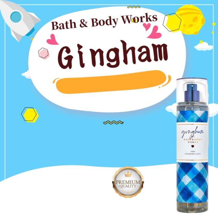 Bath And Body Works Gingham Fine Fragrance Mist 236mL BBW Perfume For