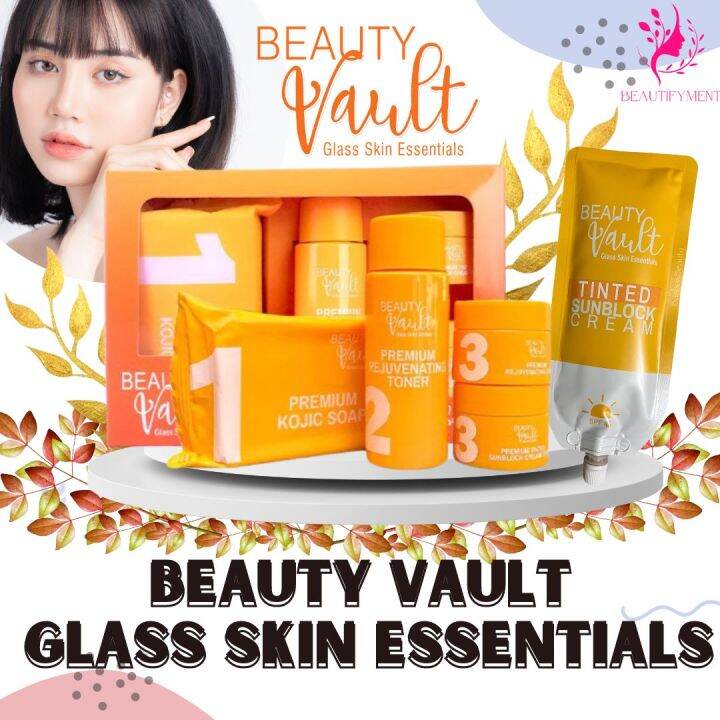 Beauty Vault Glass Skin Essentials Premium Rejuvenating Set Original