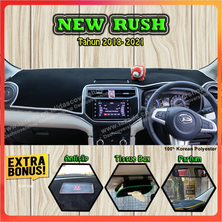 Cover Dashboard Mobil New Rush Pelindung Alas Dashboard Aksesoris Mobil