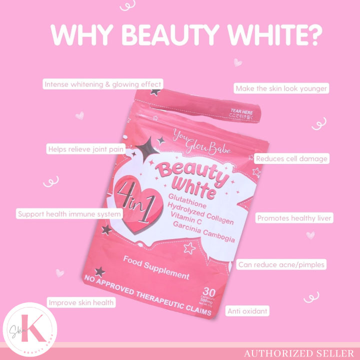 You Glow Babe Beauty White Capsule GLUTATHIONE COLLAGEN CAPSULE BEAUTY