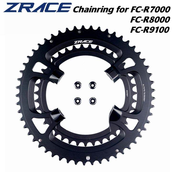 Zrace Asymmetric Road Chainring For Shimano Fc R Ultegra Fc