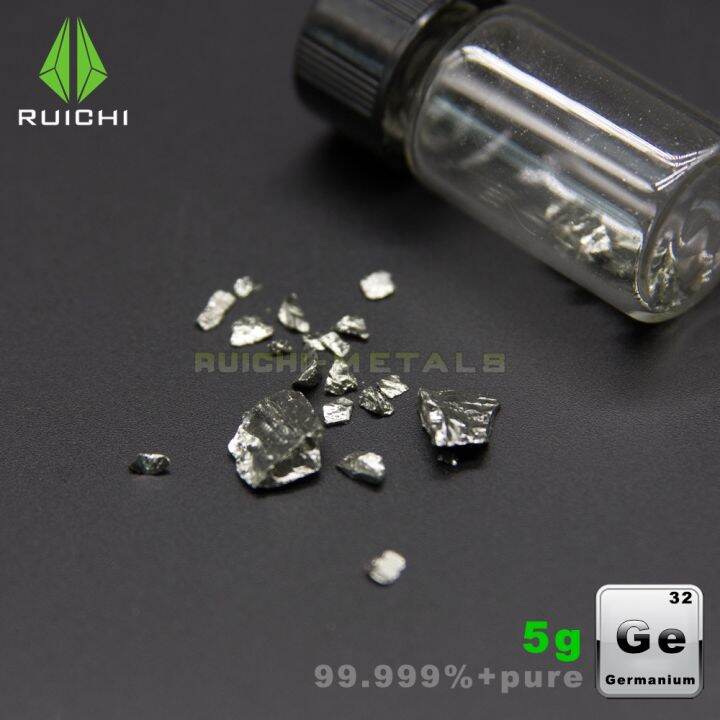 New 5g High Purity 99 999 Pure Germanium Metal Ge Ingot For Element