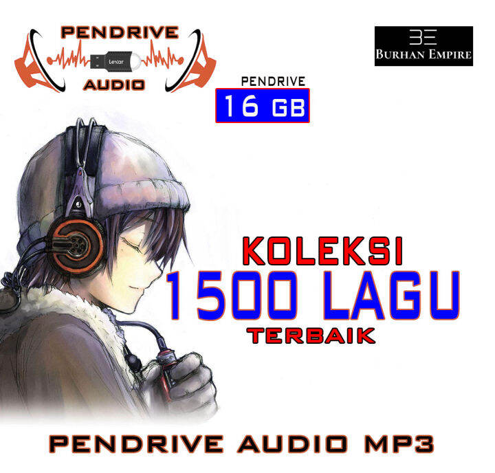 PENDRIVE 16GB KOLEKSI LEBIH 1500 LAGU TERBAIK Lazada