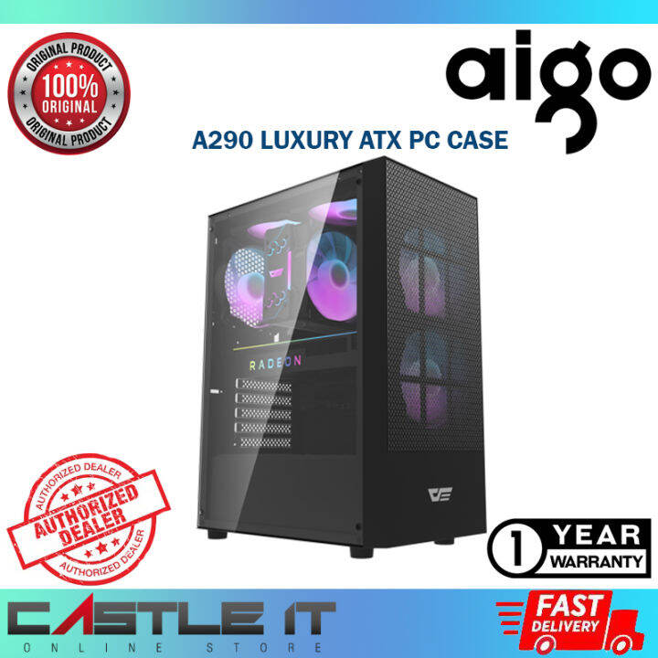 AIGO DarkFlash A290 LUXURY ATX PC Case Chassis Casing Lazada