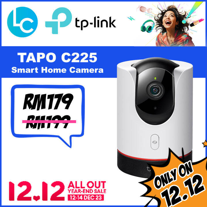 TP Link TAPO C225 4MP 2K Security AI CCTV With Smart Detection And