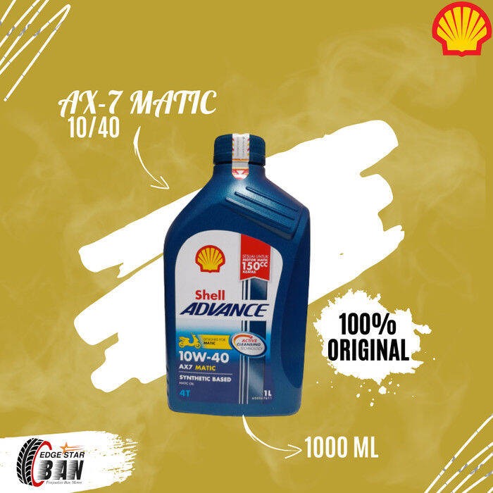 Oli Mesin Shell Ax Matic T W Liter Oli Yamaha Nmax Aerox