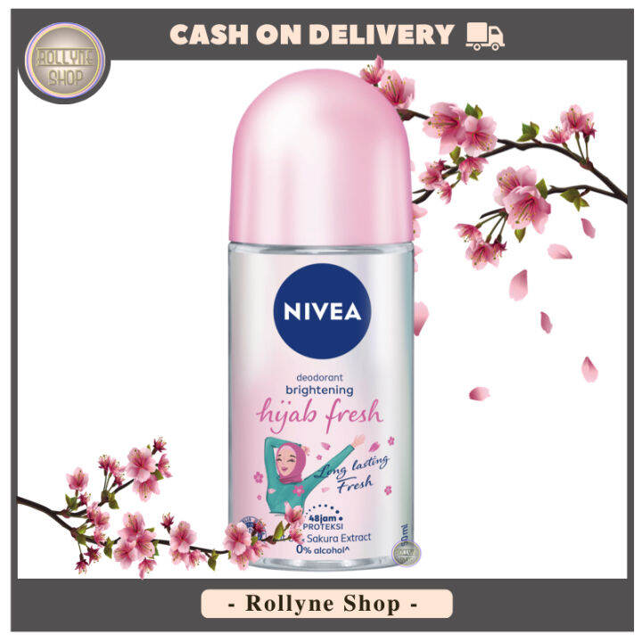 Nivea Deodorant Roll On Whitening Hijab Fresh Lazada Indonesia