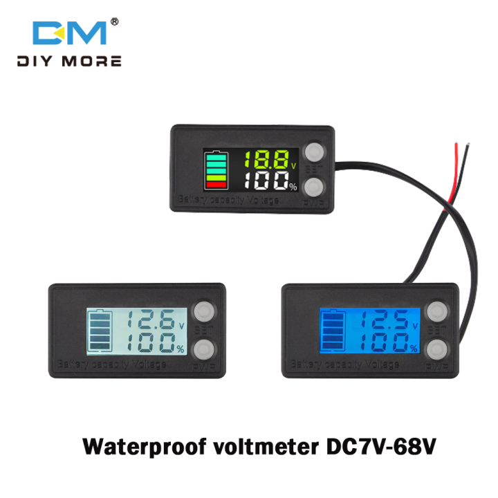 Diymore 6133B LCD Display Digital Power Meter Battery Display Battery