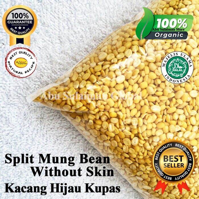 Kacang Hijau Kupas 1 KG Organic Hulled Mung Split Mung Beans 1 KG