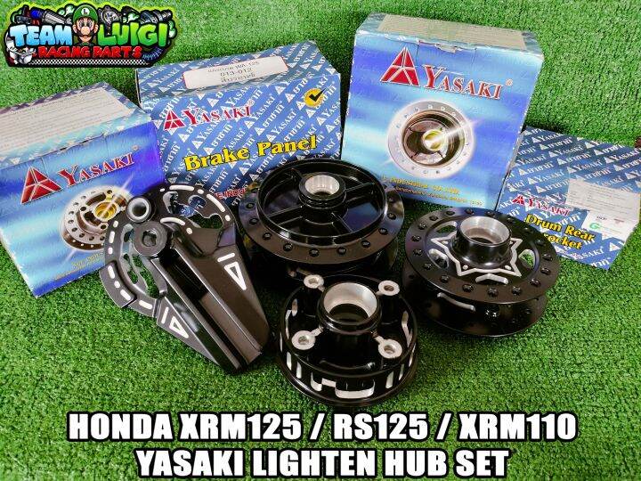 YASAKI HONDA XRM 125 XRM 110 RS125 LIGHTEN HUB SET BLACK Lazada PH