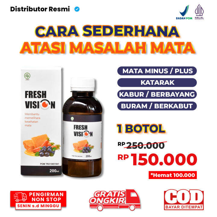 Fresh Vision Suplemen Multivitamin Untuk Kesehatan Mata Best Seller