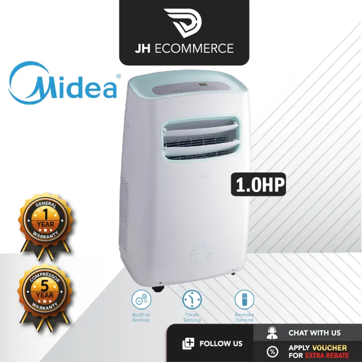 Midea Hp Portable Air Conditioner Mpf Crn Lazada