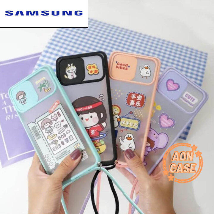 Softcase Slide Camera Protector Tali Sling Samsung A Core A