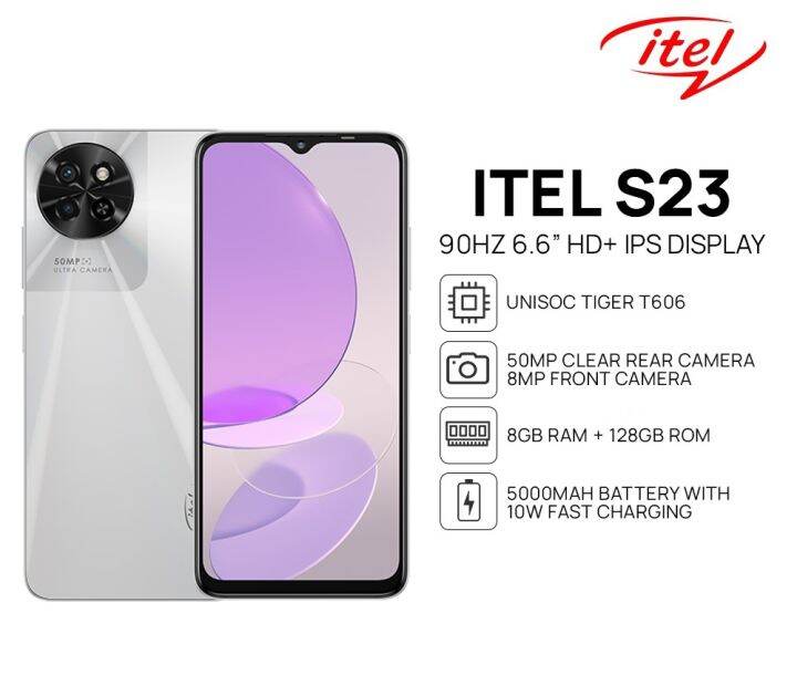 Itel S23 8GB RAM 128GB ROM Brandnew Sealed White Lazada PH