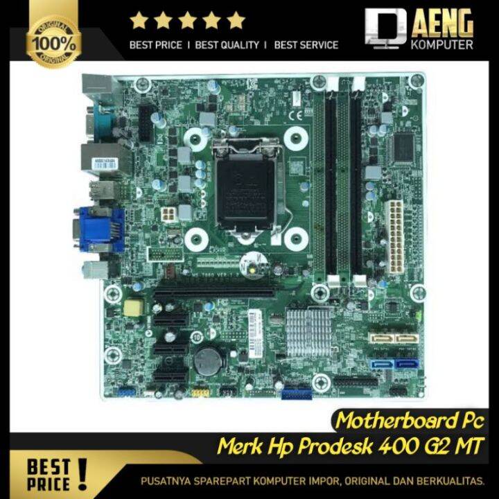 Motherboard Mainboard Mobo PC Built Up Merk Hp Prodesk 400 G2 MT Socket