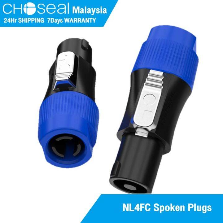 Choseal Speakon Nl Fc Plugs Audio Speaker Plug Twist Lock Pole