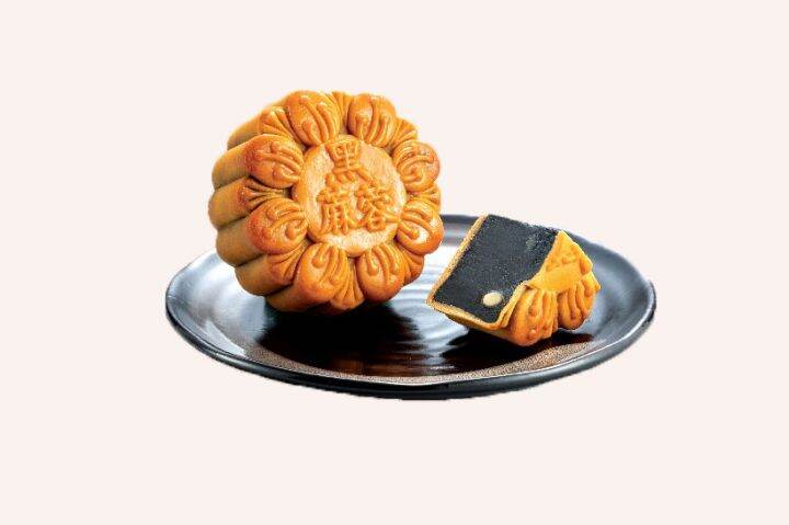 Low Sugar Series Black Sesame Pure Lotus Paste Tong Wah Mooncake HALAL