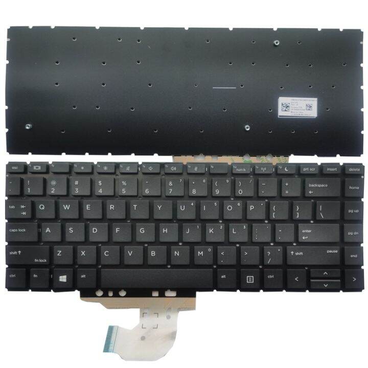 NEW For HP Probook 440 G6 445 G6 440 G7 445 G7 US Laptop Keyboard Black