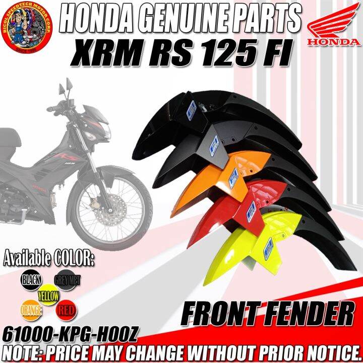 Xrm Rs Fi Front Fender Hpi Genuine Kpg H Z Lazada Ph