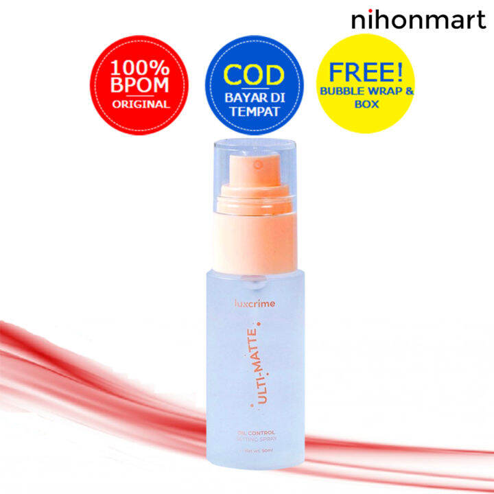 Luxcrime Ulti Matte Oil Control Setting Spray Ml Lazada Indonesia