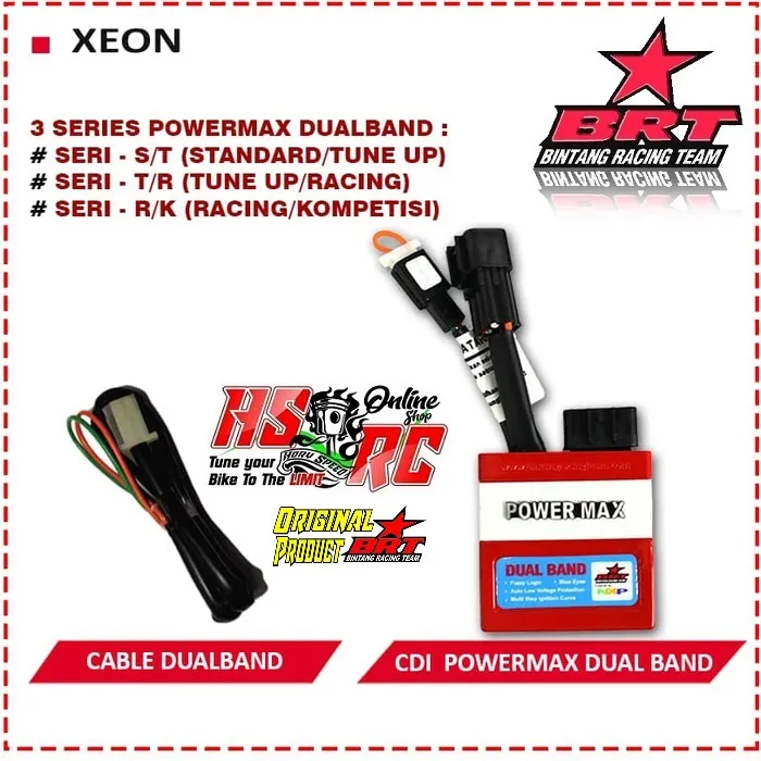 Cdi Racing Brt Power Max Dual Band Yamaha Xeon Harian Balap Bore Up