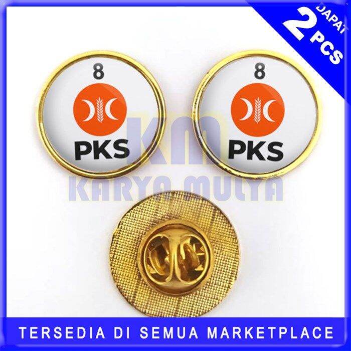 Pin Partai Pks Pin Wing Bros Partai Keadilan Sejahtera Lencana Logo Pks