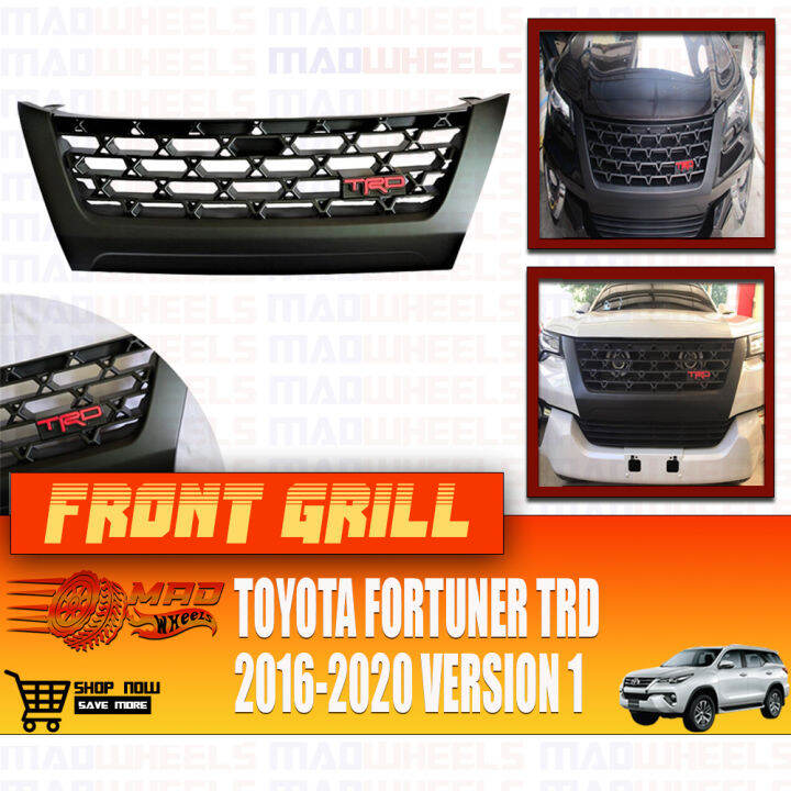 TRD Honeycomb Grill For Toyota Fortuner 2016 2020 Black Lazada PH