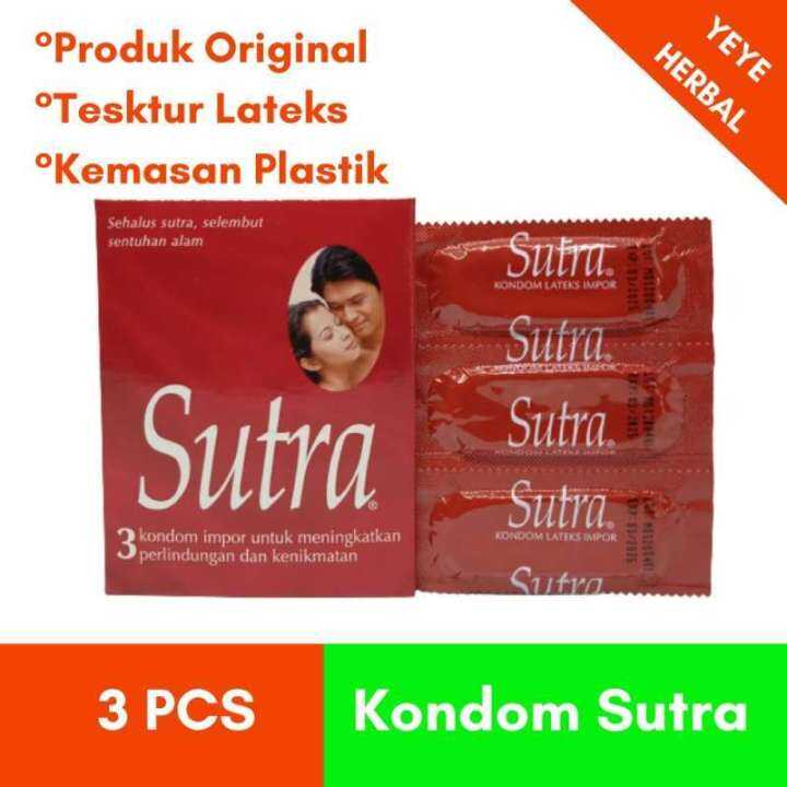 KONDOM SUTRA MERAH Isi 3 Lazada Indonesia