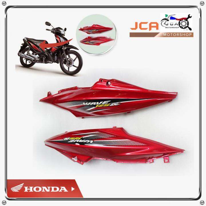 ORIGINAL HONDA BODY COVER FOR WAVE 125 GILAS 4TH GEN RED PAIR