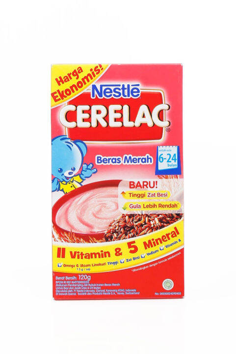 Nestle Cerelac Beras Merah Bubur Bayi 120 Gram Lazada Indonesia