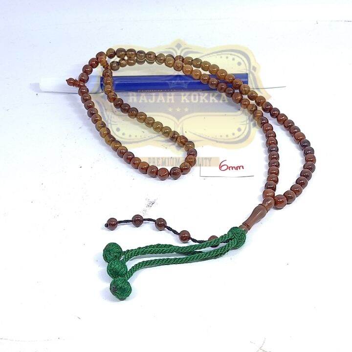 5 Pcs Tasbih Kokka Kaukah 99 Bulat Rumbai 6 Mm Coklat Lazada Indonesia