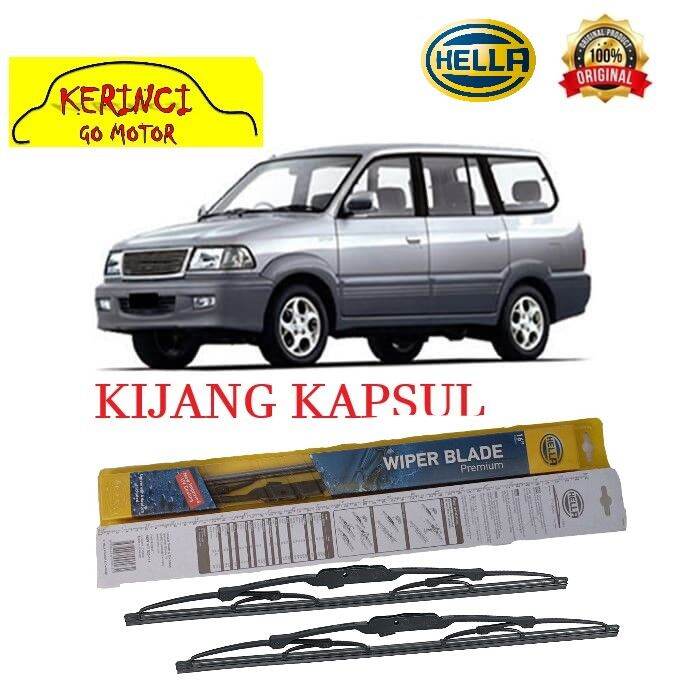 Wiper Toyota Kijang Kapsul Hella Premium Sepasang Wiper