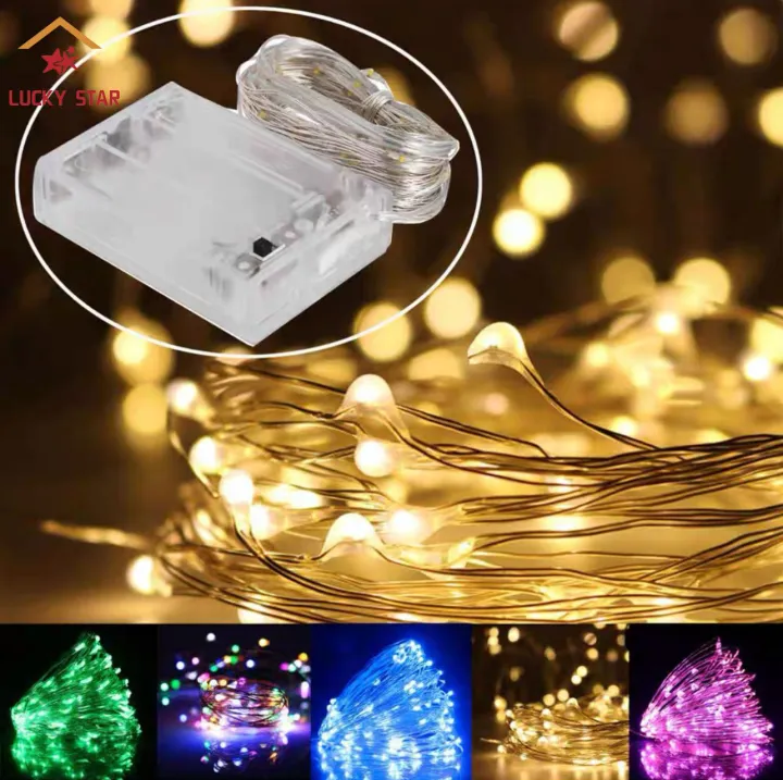 Meters Led Fairy Light Battery Operated Christmas Light Lucky Star