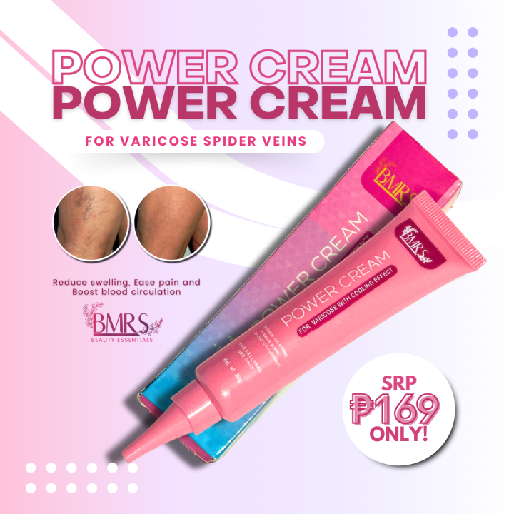 BMRS Power Cream For Anti Varicose Veins With Cooling Effect 30g