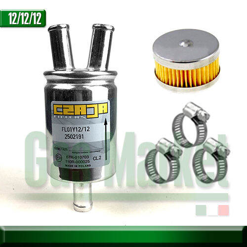 Czaja Filter 12 12 12 Tomasetto Reducer and Clamps ไสกรองหมอตม