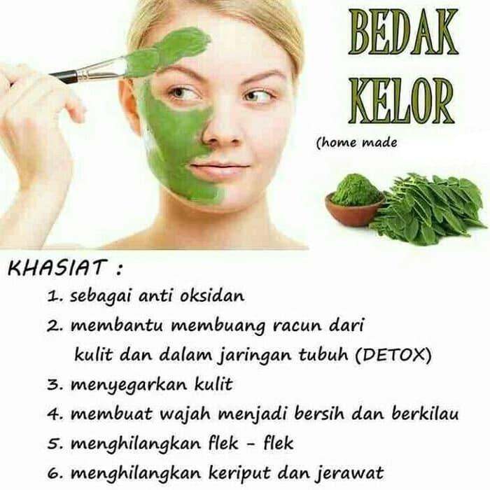 Masker Pure Serbuk Daun Kelor Alami Lazada Indonesia