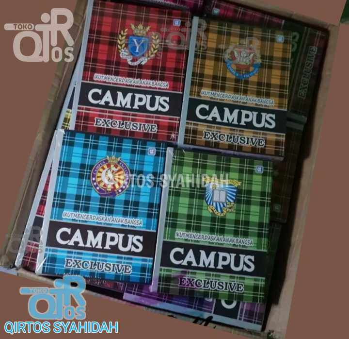 Buku Tulis Campus 38 Lembar Isi 10 Buku Ukuran Kuarto Setandart Dan