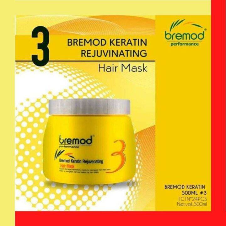 Bremod Keratin Rejuvenating Cool Hair Mask Keratin Hair Treatment Ml