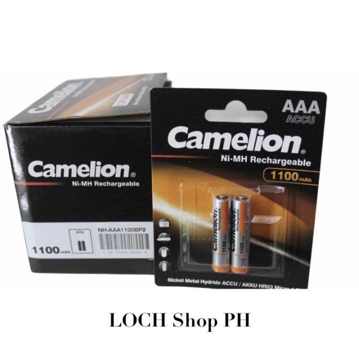 Camelion NiMH 1 2V AAA 1100mAh Rechargeable Batteries Lazada PH